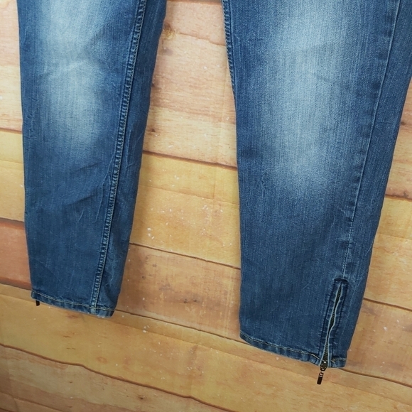 📣2/40$📣 ESPRIT 94107 ankle zip stretch jeans size 29 - Picture 3 of 10